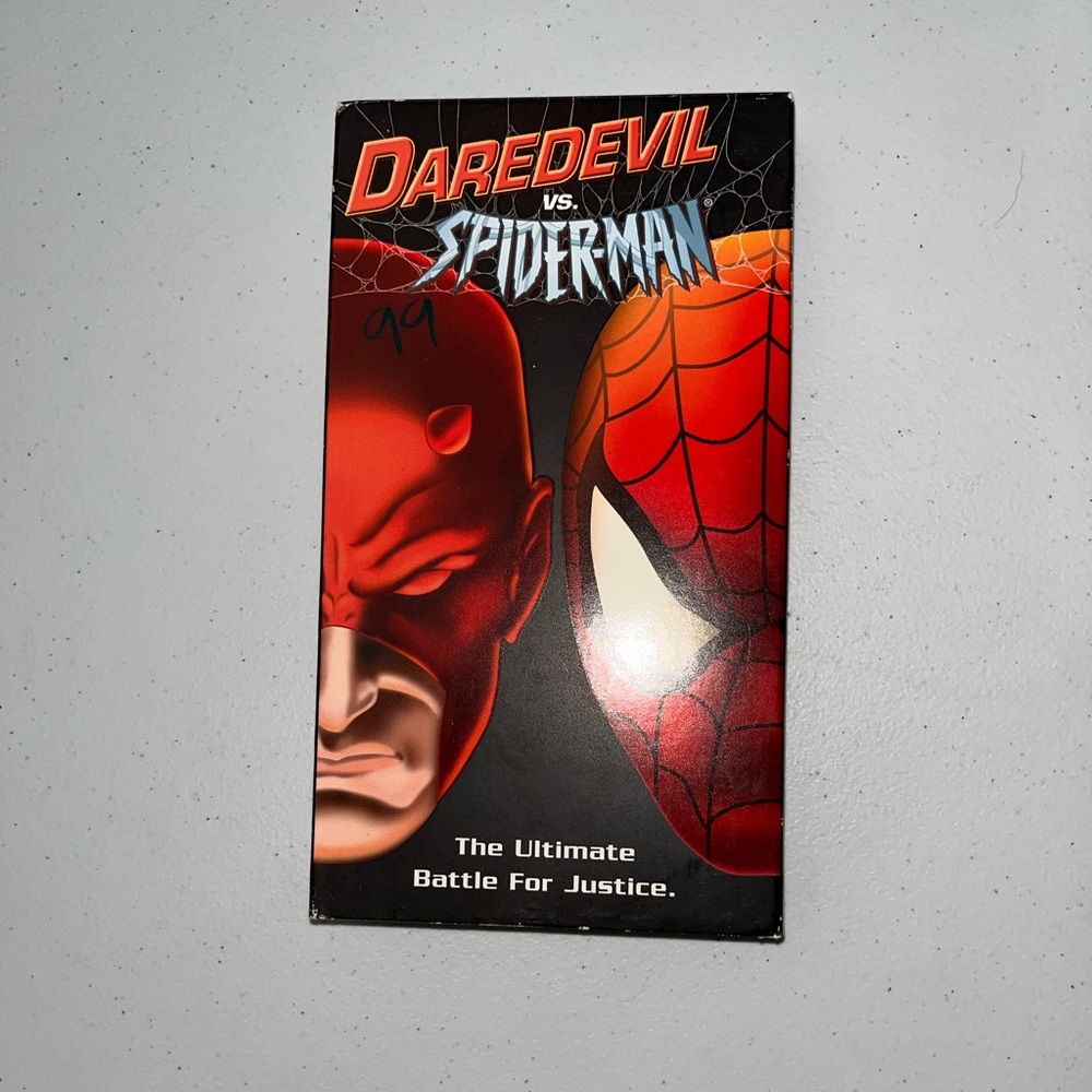 💙 Marvel Daredevil vs Spiderman VHS